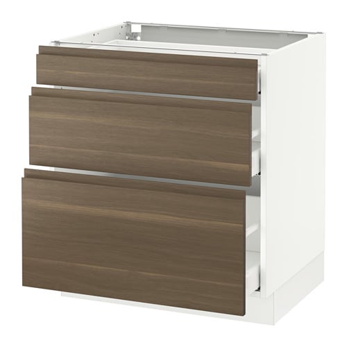 IKEA SEKTION base cabinet with 3 drawers Model Image