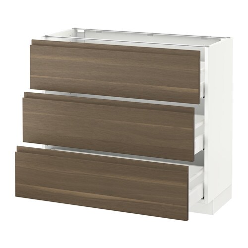 IKEA SEKTION base cabinet with 3 drawers Model Image