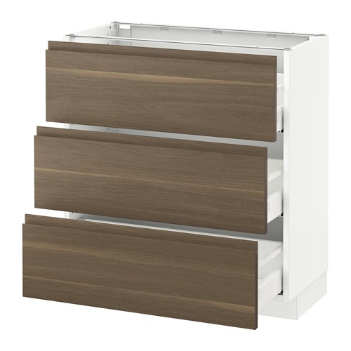 IKEA SEKTION base cabinet with 3 drawers Model Image