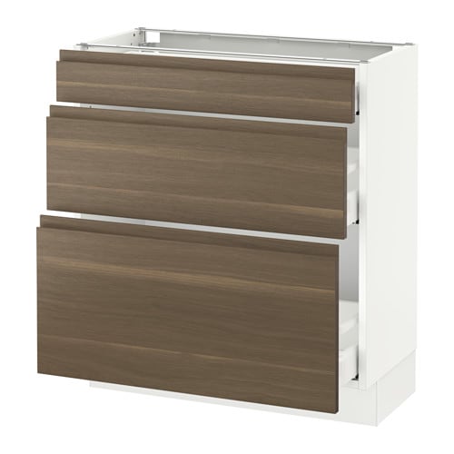 IKEA SEKTION base cabinet with 3 drawers Model Image