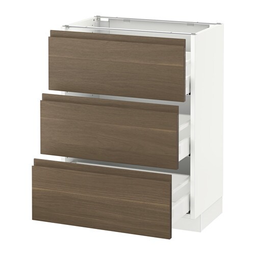 IKEA SEKTION base cabinet with 3 drawers Model Image