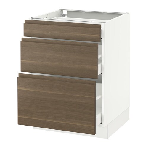 IKEA SEKTION base cabinet with 3 drawers Model Image