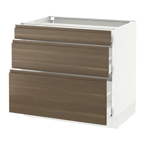 IKEA SEKTION base cabinet with 3 drawers Model Image