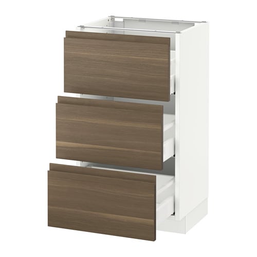 IKEA SEKTION base cabinet with 3 drawers Model Image