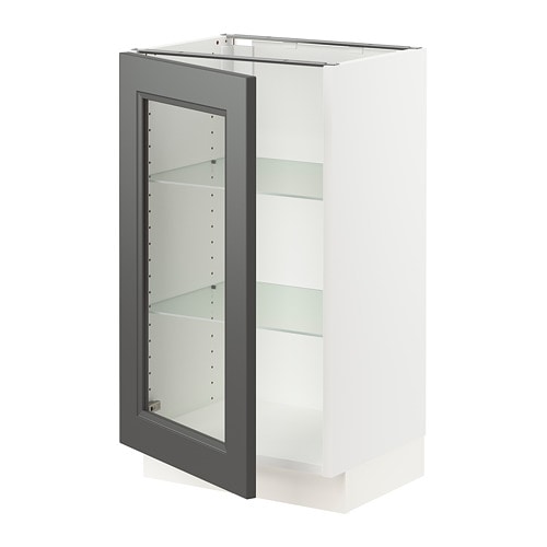 IKEA SEKTION base cabinet with glass door Model Image