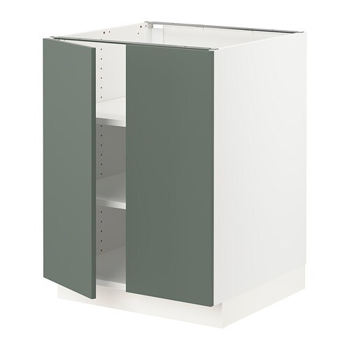 IKEA SEKTION base cabinet with shelves/2 doors Model Image