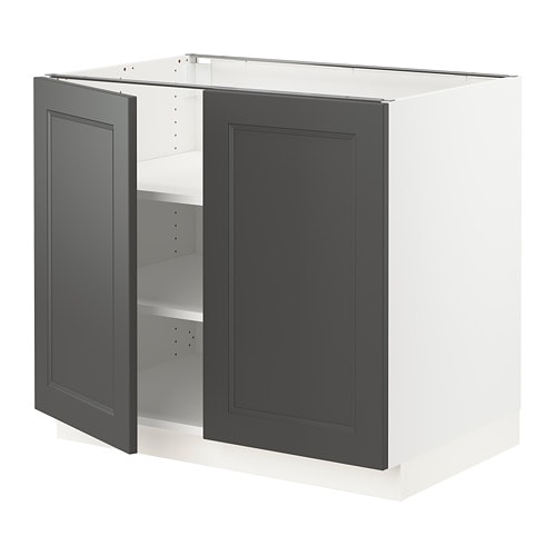 IKEA SEKTION base cabinet with shelves/2 doors Model Image