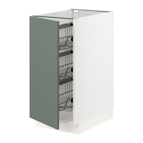 IKEA SEKTION base cabinet with wire baskets Model Image