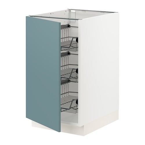 IKEA SEKTION base cabinet with wire baskets Model Image