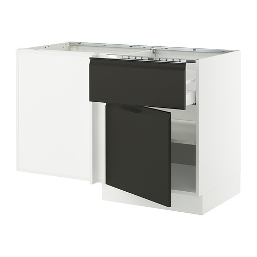 IKEA SEKTION corner base cab w drawer and shelf Model Image