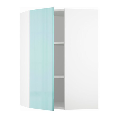 IKEA SEKTION corner wall cabinet with shelves Model Image