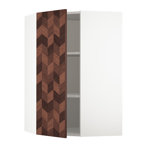 IKEA SEKTION corner wall cabinet with shelves Model Image