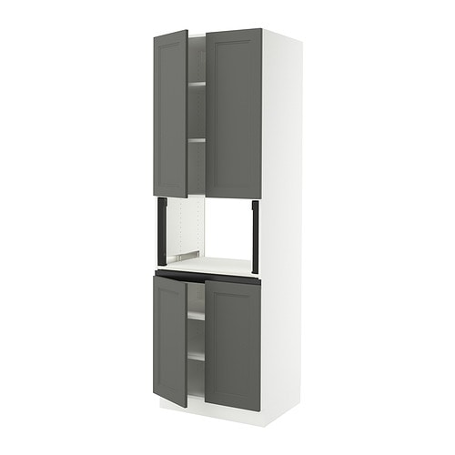 IKEA SEKTION high cabinet for micro w 4 doors Model Image