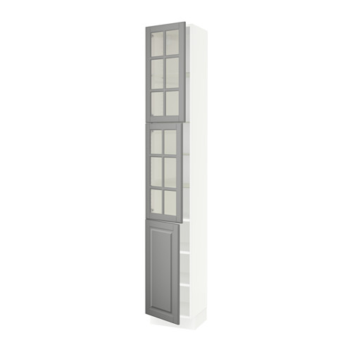 IKEA SEKTION high cabinet w 2 glass drs/1 door Model Image