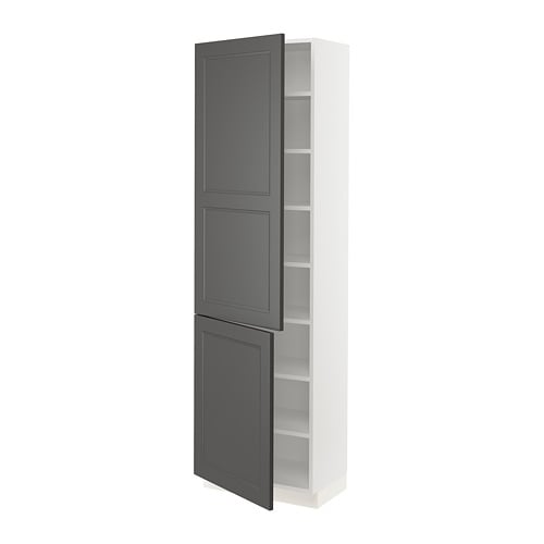 IKEA SEKTION high cabinet with shelves/2 doors Model Image