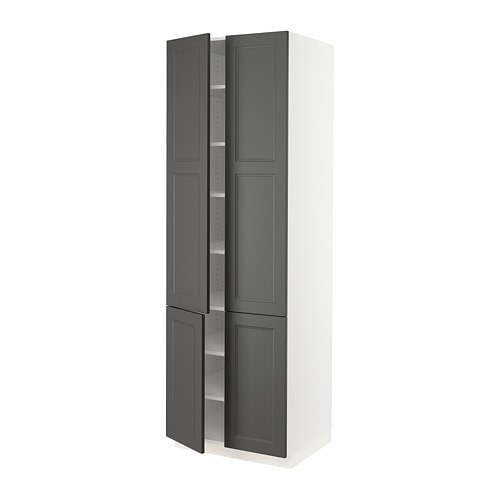 IKEA SEKTION high cabinet with shelves/4 doors Model Image