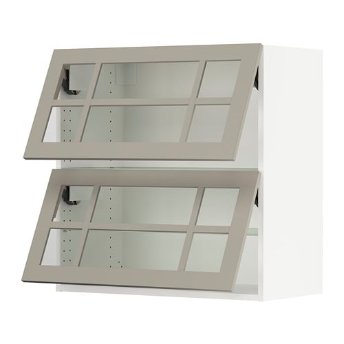 IKEA SEKTION wall cab horizontal w 2 glass doors Model Image