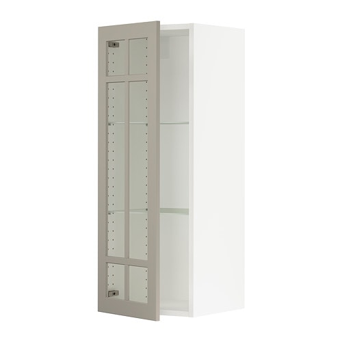 IKEA SEKTION wall cabinet with glass door Model Image
