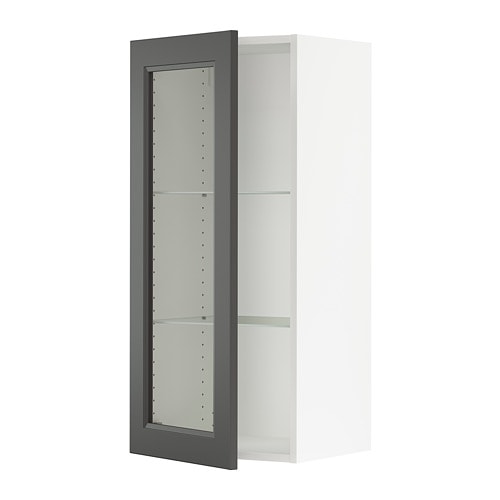 IKEA SEKTION wall cabinet with glass door Model Image