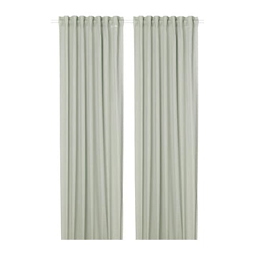 IKEA SILVERLÖNN sheer curtains, 1 pair Model Image