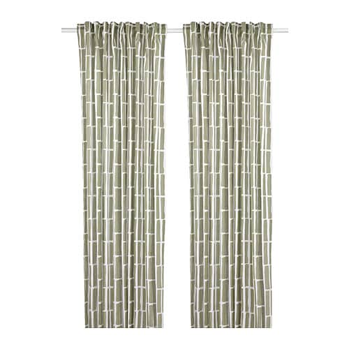 IKEA SKOGSSTJÄRNA curtains, 1 pair Model Image