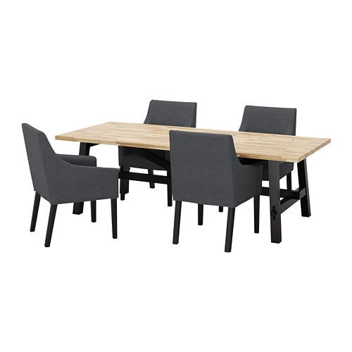 IKEA SKOGSTA / SAKARIAS table and 4 chairs Model Image