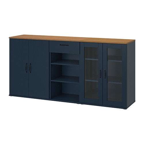 IKEA SKRUVBY storage combination w/glass doors Model Image