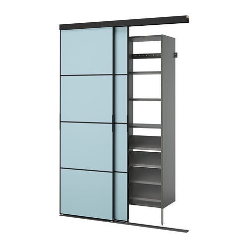 IKEA SKYTTA / AURDAL reach-in wardrobe with sliding door Model Image