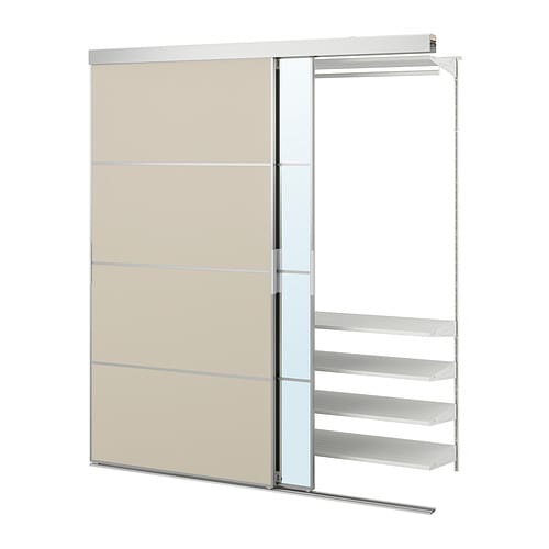 IKEA SKYTTA / BOAXEL reach-in wardrobe with sliding door Model Image