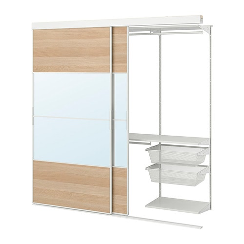 IKEA SKYTTA / BOAXEL reach-in wardrobe with sliding door Model Image