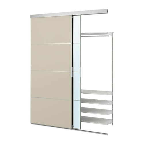 IKEA SKYTTA / BOAXEL reach-in wardrobe with sliding door Model Image