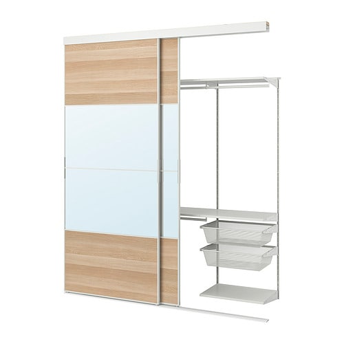 IKEA SKYTTA / BOAXEL reach-in wardrobe with sliding door Model Image