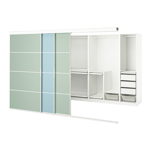 IKEA SKYTTA / PAX walk-in wardrobe with sliding doors Model Image