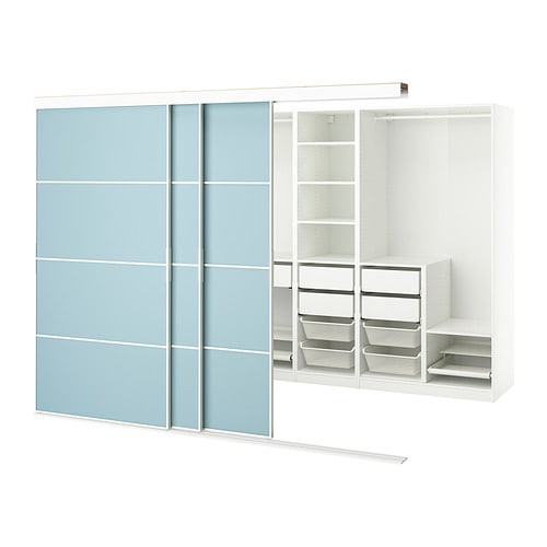 IKEA SKYTTA / PAX walk-in wardrobe with sliding doors Model Image