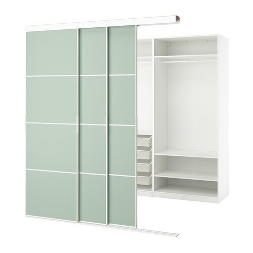 IKEA SKYTTA / PAX walk-in wardrobe with sliding doors Model Image