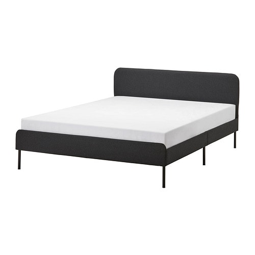 IKEA SLATTUM upholstered bed frame Model Image