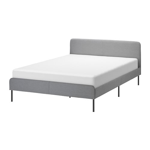 IKEA SLATTUM upholstered bed frame Model Image