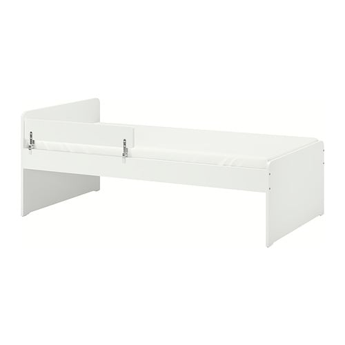 IKEA SLÄKT / NATTAPA bed frame w guard rail+slat bd base Model Image