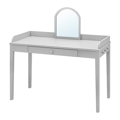 IKEA SMYGA desk with mirror Model Image