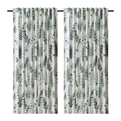 IKEA SMÅSÄRV curtains, 1 pair Model Image