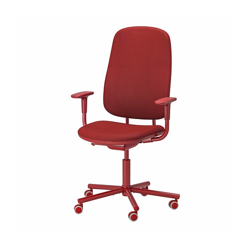 IKEA SMÖRKULL office chair with armrests Model Image