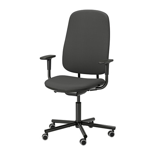 IKEA SMÖRKULL office chair with armrests Model Image