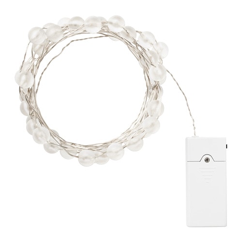 IKEA SNÖYRA LED string light with 40 lights Model Image