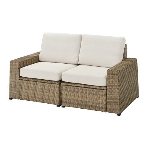 IKEA SOLLERÖN 2-seat modular sofa, outdoor Model Image