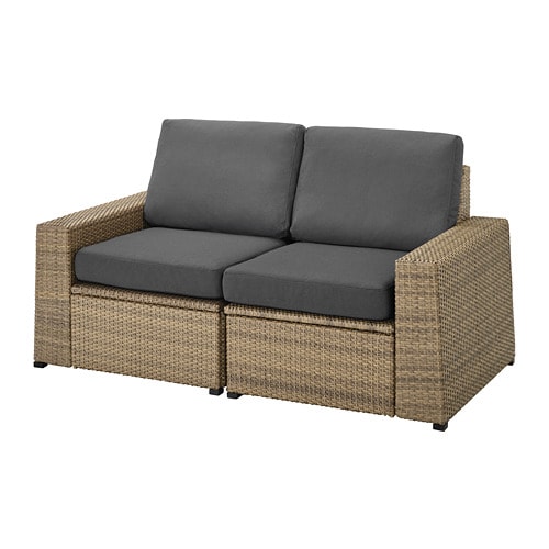 IKEA SOLLERÖN 2-seat modular sofa, outdoor Model Image