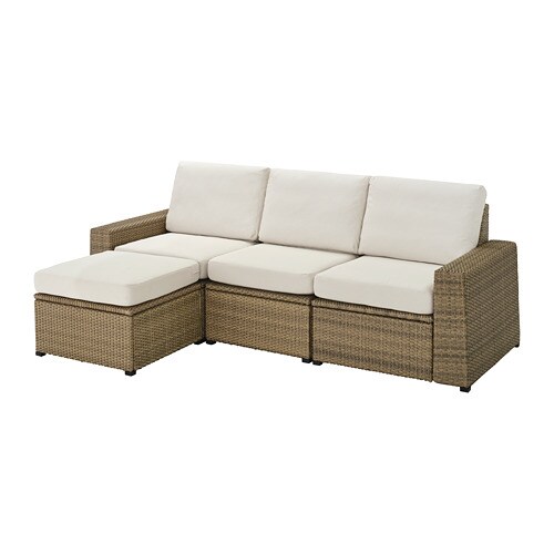 IKEA SOLLERÖN 3-seat modular sofa, outdoor Model Image