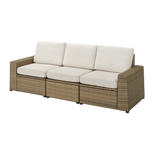 IKEA SOLLERÖN 3-seat modular sofa, outdoor Model Image