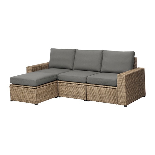 IKEA SOLLERÖN 3-seat modular sofa, outdoor Model Image