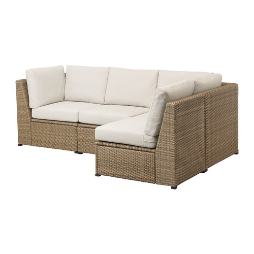 IKEA SOLLERÖN modular corner sofa 3-seat, outdoor Model Image