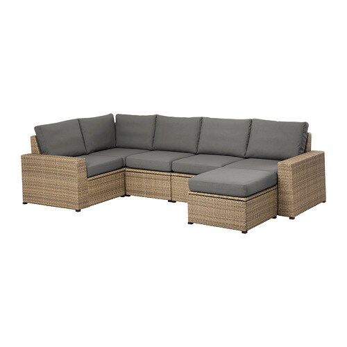 IKEA SOLLERÖN modular corner sofa 4-seat, outdoor Model Image